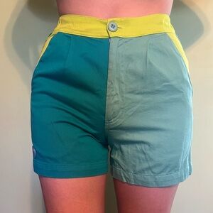 Mokuyobi Ellie Shorts in Teal/Mint